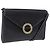 Céline Borsa a tracolla Circle CELINE in pelle nera e oro Auth 205823 Nero