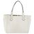 Saco Tote LOEWE em couro branco e dourado Auth ka6256 - vista 3