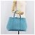 Hermès Borsa Tote HERMES Garden Party PM Canvas Blue Silver Auth LN144M Argento - vista 23