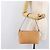 Borsa a tracolla BURBERRY in pelle beige e oro Auth 203612A D'oro - vista 24