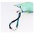 Hermès HERMES Petit Ash Bag Charm Silk Green Auth 203690M Grün - Ansicht 9