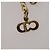 Collana Christian Dior Strass metallo Gold Tone Auth 204224 - vista 14