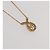 Collana Christian Dior Strass metallo Gold Tone Auth 204224 - vista 3