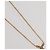 Collana Christian Dior Strass metallo Gold Tone Auth 204224 - vista 4