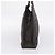 Hermès Bolsa HERMES Her Line MM Canvas Cinza Prata Auth 205800A Marrom - vista 4