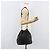 Borsa a tracolla Burberrys in pelle nera e oro Auth 204637A Nero - vista 23