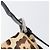 Borsa a tracolla FENDI Mamma Baguette in pelle Harako Beige Silver Auth am12627SAM Argento - vista 15