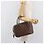 Borsa a mano PRADA Galleria in pelle Saffiano Marrone Oro Auth 204156A D'oro - vista 30
