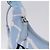 Bolsa de mão PRADA Canvas Blue Silver Auth ka6211V Prata Azul - vista 20