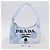 Bolsa de mão PRADA Canvas Blue Silver Auth ka6211V Prata Azul - vista 27