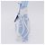 Bolsa de mão PRADA Canvas Blue Silver Auth ka6211V Prata Azul - vista 4