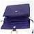 Céline Bolsa de Ombro CELINE Circle em Couro Azul Tom Dourado Auth gh2238 - vista 15