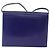 Céline Bolsa de Ombro CELINE Circle em Couro Azul Tom Dourado Auth gh2238 - vista 3