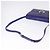 Céline Bolsa de Ombro CELINE Circle em Couro Azul Tom Dourado Auth gh2238 - vista 7