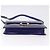 Céline Bolsa de Ombro CELINE Circle em Couro Azul Tom Dourado Auth gh2238 - vista 9
