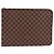 LOUIS VUITTON Damier Ebene Posh Documents Clutch Bag LV Auth 199015A - view 2