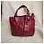 Tod's Bolsa Tote Flower em couro Borgonha Bordeaux - vista 4