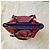 Tod's Bolsa Tote Flower em couro Borgonha Bordeaux - vista 8