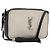 Autre Marque SAINT LAURENT Schultertasche Canvas Beige Silver 520534 Auth bs35824A Silber