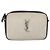 Autre Marque SAINT LAURENT Schultertasche Canvas Beige Silver 520534 Auth bs35824A Silber - vista 2