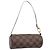 LOUIS VUITTON Damier Ebene Papillon Pouch LV Auth 203026V