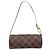 LOUIS VUITTON Damier Ebene Papillon Pouch LV Auth 203026V - vista 2