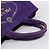 Saco Tote PRADA Canapa GM Canvas Roxo Ouro Auth 204261 Dourado - vista 6