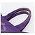Saco Tote PRADA Canapa GM Canvas Roxo Ouro Auth 204261 Dourado - vista 7