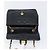 Borsa a tracolla CHANEL Mini Matelasse 20 Chain in pelle d'agnello nera e oro CC Auth 204583V Nero - vista 16