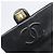 Borsa a tracolla CHANEL Mini Matelasse 20 Chain in pelle d'agnello nera e oro CC Auth 204583V Nero - vista 17