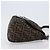 Borsa a tracolla FENDI Zucca Canvas Mamma Baguette Marrone Nero Auth am12622V - vista 4