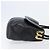 Bolsa de Ombro BALLY em Couro Preta e Dourada Auth 202700V Preto Dourado - vista 4