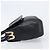 Bolsa de Ombro BALLY em Couro Preta e Dourada Auth 202700V Preto Dourado - vista 5
