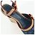 LOUIS VUITTON Monogram Denim Espadrille Sandalen Blue LV Auth ar14173V Blau Monogramm - Ansicht 14