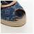 LOUIS VUITTON Monogram Denim Espadrille Sandalen Blue LV Auth ar14173V Blau Monogramm - Ansicht 19