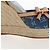 LOUIS VUITTON Monogram Denim Espadrille Sandalen Blue LV Auth ar14173V Blau Monogramm - Ansicht 20