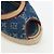 LOUIS VUITTON Monogram Denim Espadrille Sandalen Blue LV Auth ar14173V Blau Monogramm - Ansicht 7