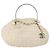 Bolso CHANEL Tweed Blanco Plata CC Auth 196872