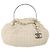Bolso CHANEL Tweed Blanco Plata CC Auth 196872 - vista 2