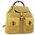 Zaino GUCCI Bamboo Suede Yellow Gold 003 58 0016 Auth 200716A D'oro Giallo