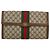 Borsa GUCCI GG Supreme Web Sherry Line PVC Beige Gold 37 014 3087 Auth 205150A - vista 2