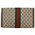 Borsa GUCCI GG Supreme Web Sherry Line PVC Beige Gold 37 014 3087 Auth 205150A - vista 3