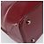 BURBERRY Handtasche aus Lackleder rot silber Auth 203652 - Ansicht 13