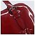 BURBERRY Handtasche aus Lackleder rot silber Auth 203652 - Ansicht 16