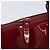 BURBERRY Handtasche aus Lackleder rot silber Auth 203652 - Ansicht 17