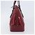 BURBERRY Handtasche aus Lackleder rot silber Auth 203652 - Ansicht 5