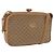 Bolso de hombro GUCCI de lona Micro GG Beige y dorado 001 261 1055 Auth 203357