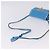 Borsa a tracolla VALENTINO Studs in pelle blu e oro autentica 205104V D'oro - vista 6