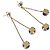 LOUIS VUITTON Pandan Gambling Pierce Metal Gold M66059 LV Auth 203318 D'oro