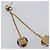 LOUIS VUITTON Pandan Gambling Pierce Metal Gold M66059 LV Auth 203318 D'oro - vista 10